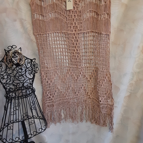 Sheer Lace Crochet Tunic - Picture 11 of 11